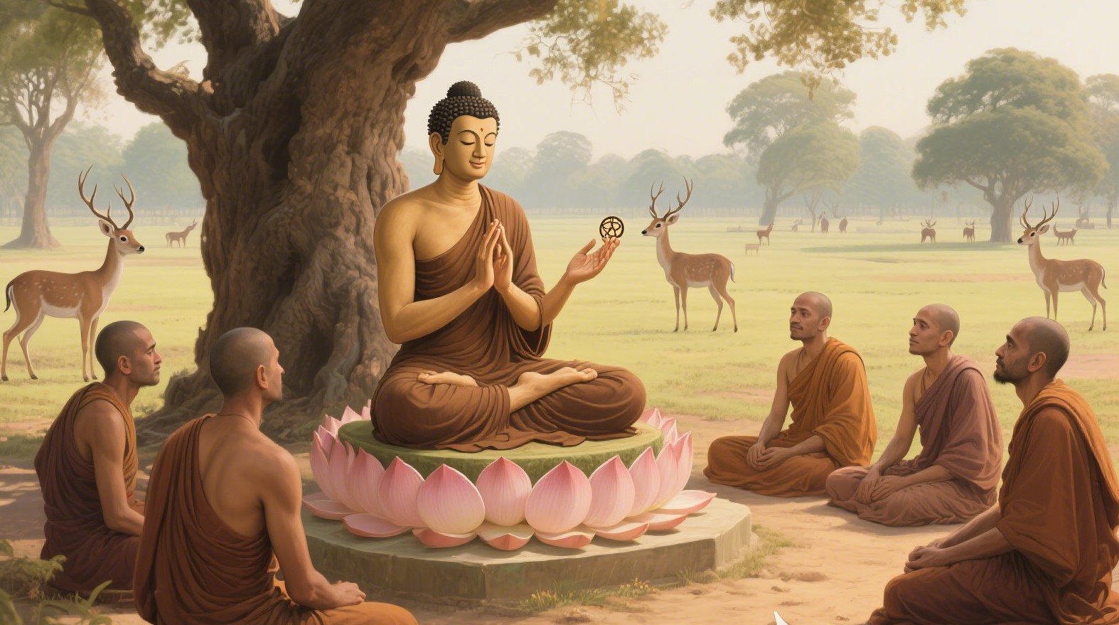 Kinh Chuyển Pháp Luân – Bài Pháp Đầu Tiên Của Đức Phật